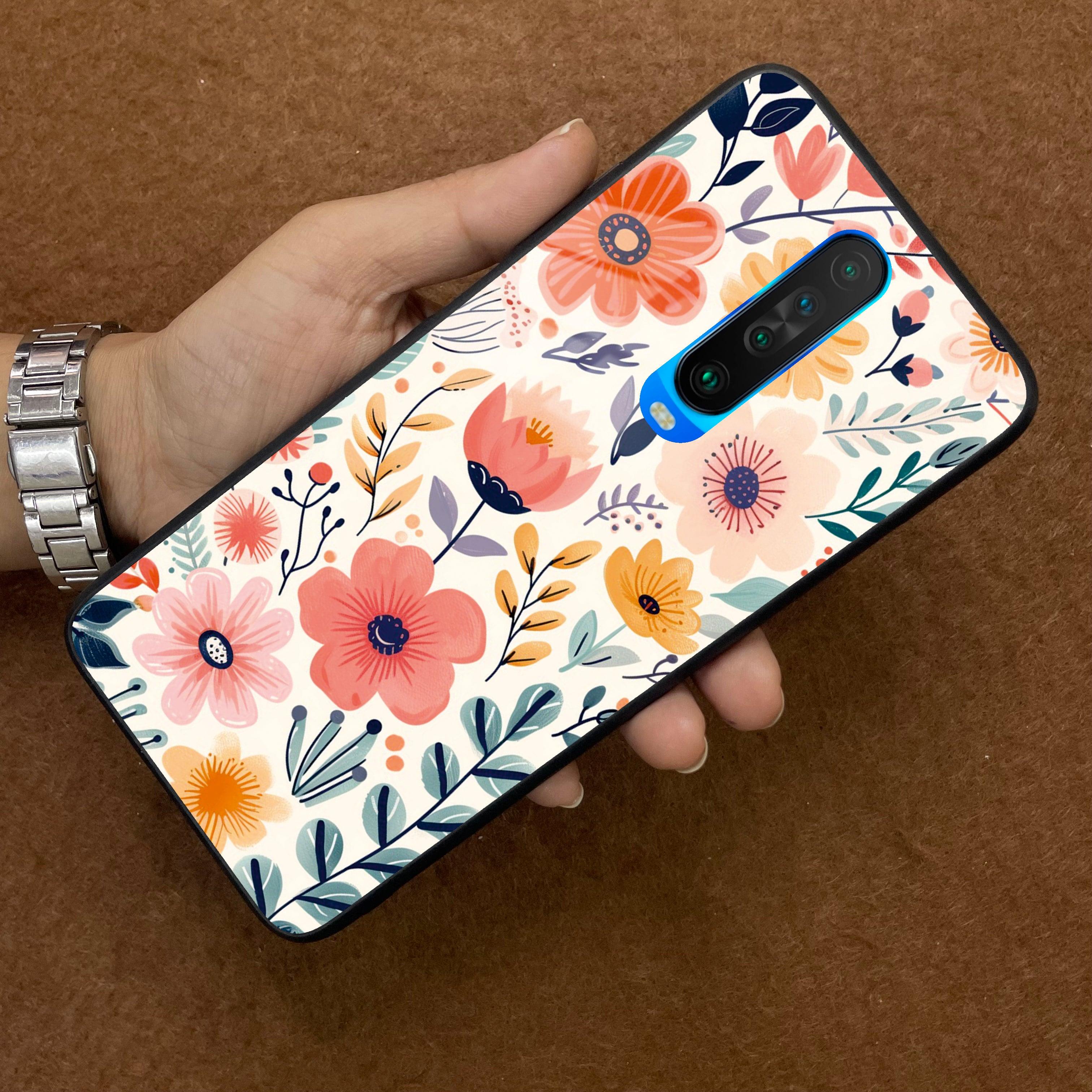 Garden of Delights Glass Case Cover For Poco - ShopOnCliQ