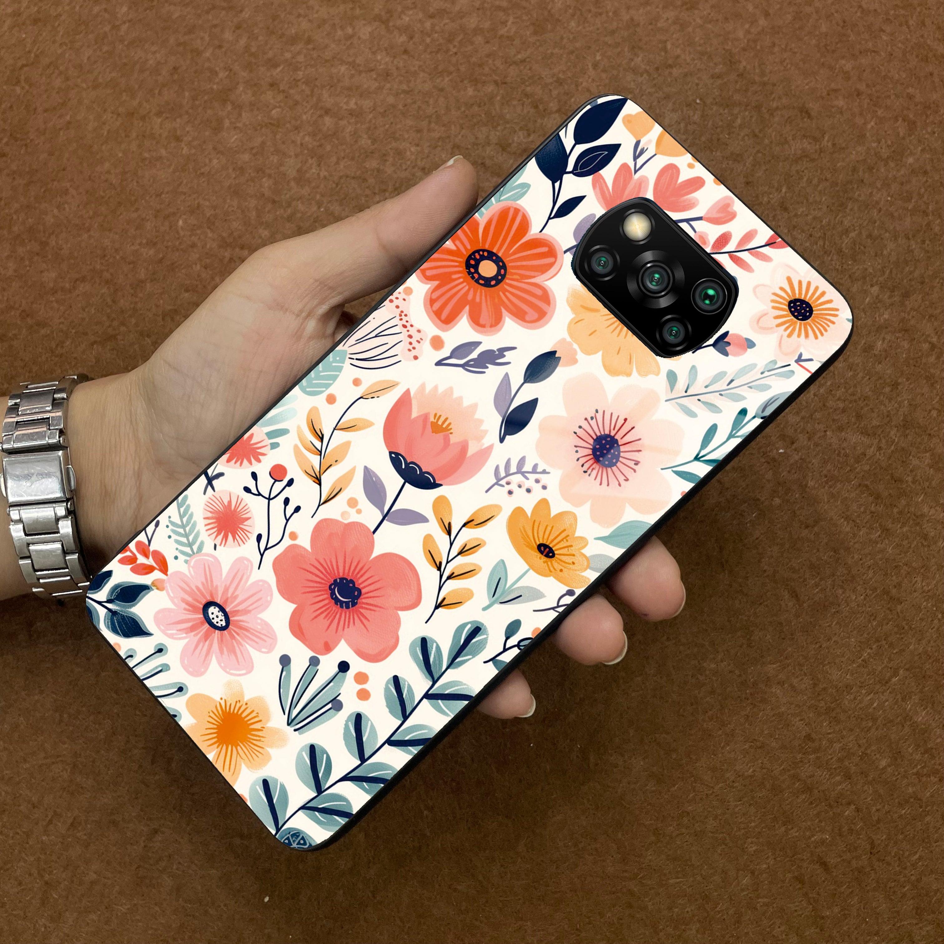 Garden of Delights Glass Case Cover For Poco - ShopOnCliQ