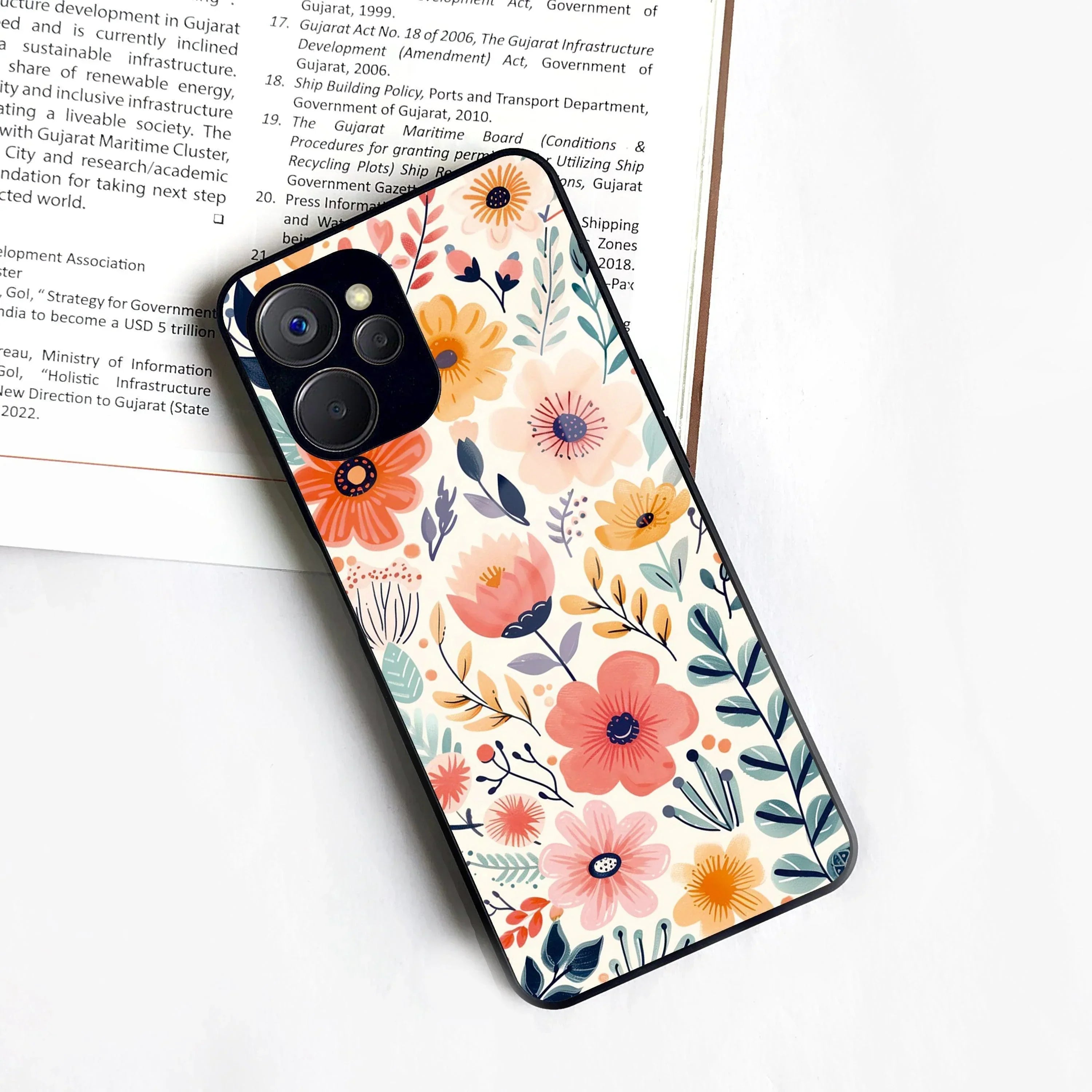 Garden of Delights Glass Case Cover For Realme/Narzo - ShopOnCliQ