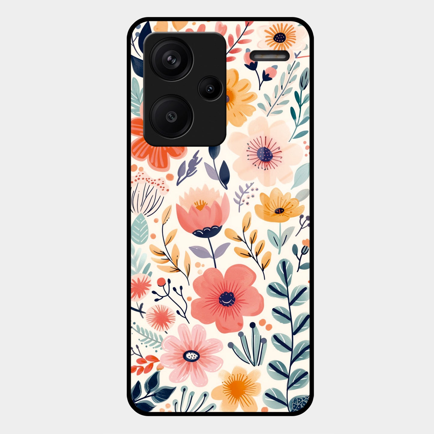 Garden of Delights Glass Case Cover For Redmi/Xiaomi ShopOnCliQ