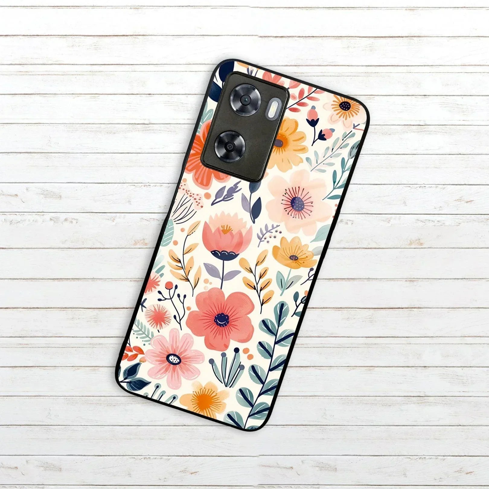 Garden of Delights Glass Case Cover For Oppo - ShopOnCliQ