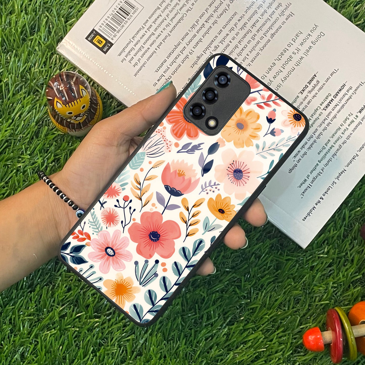 Garden of Delights Glass Case Cover For for Oppo ShopOnCliQ