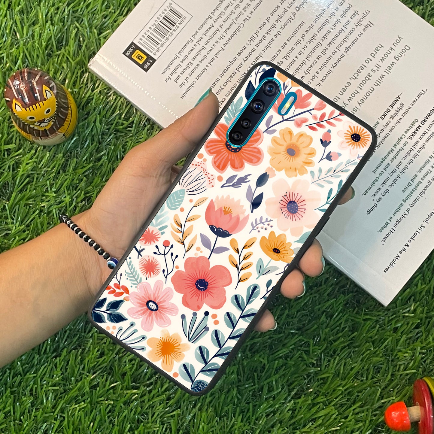 Garden of Delights Glass Case Cover For for Oppo ShopOnCliQ