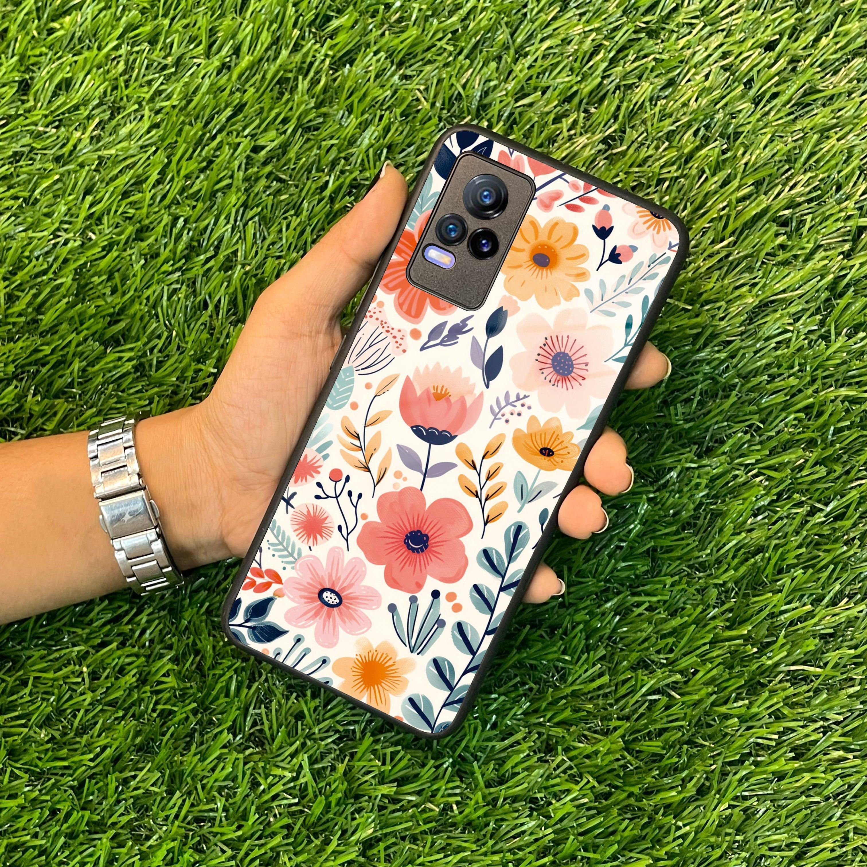 Garden of Delights Glass Case Cover For Vivo - ShopOnCliQ