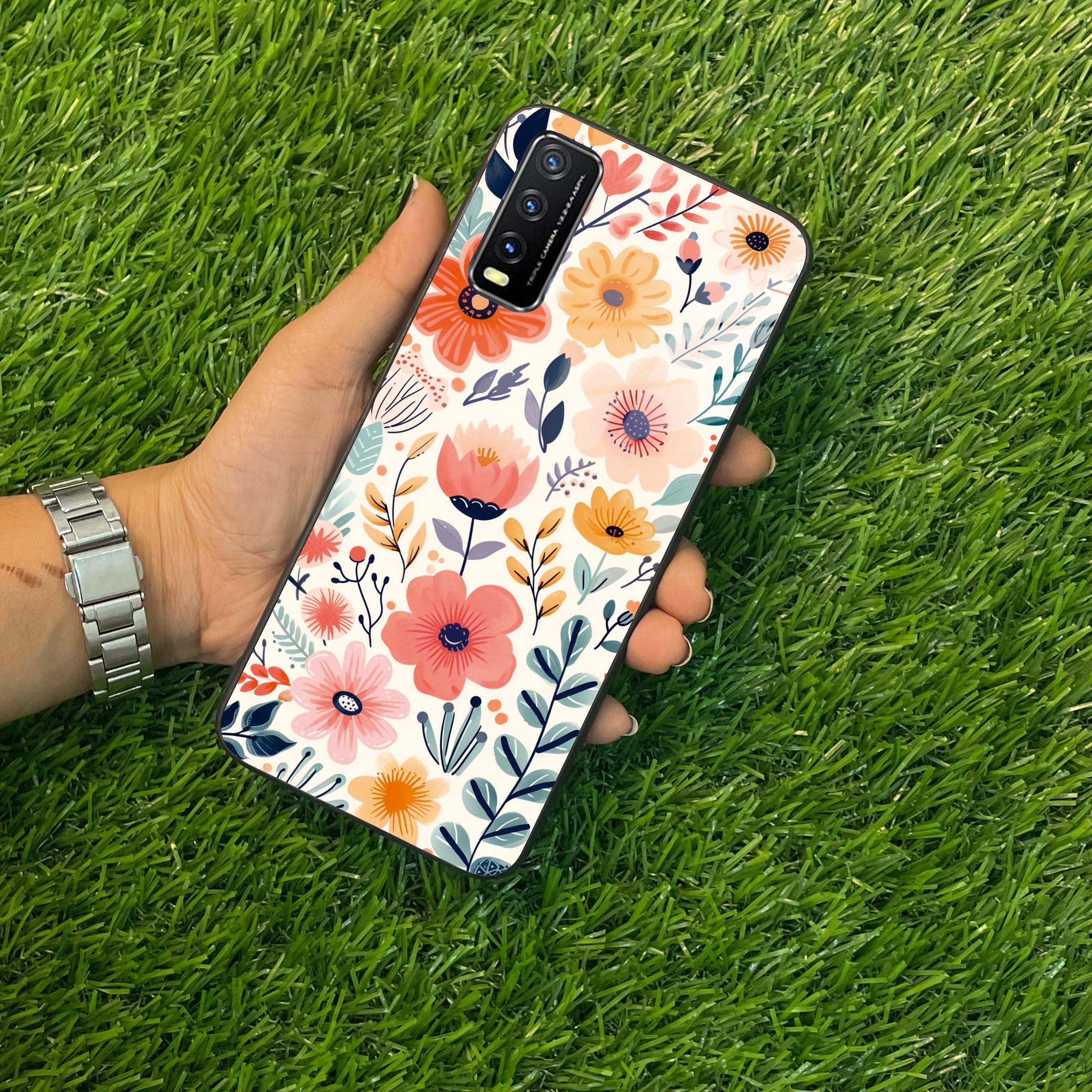 Garden of Delights Glass Case Cover For Vivo - ShopOnCliQ