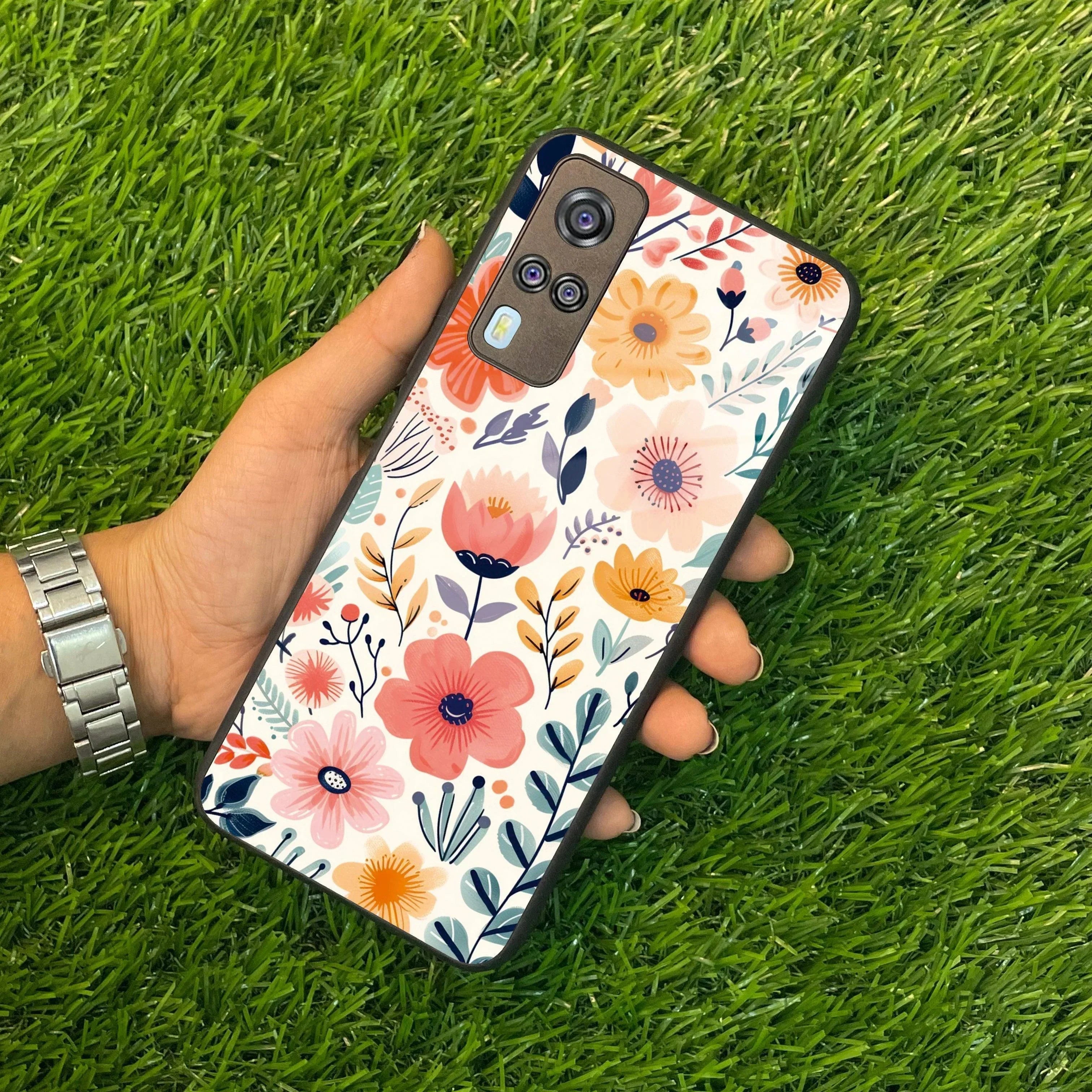 Garden of Delights Glass Case Cover For Vivo - ShopOnCliQ