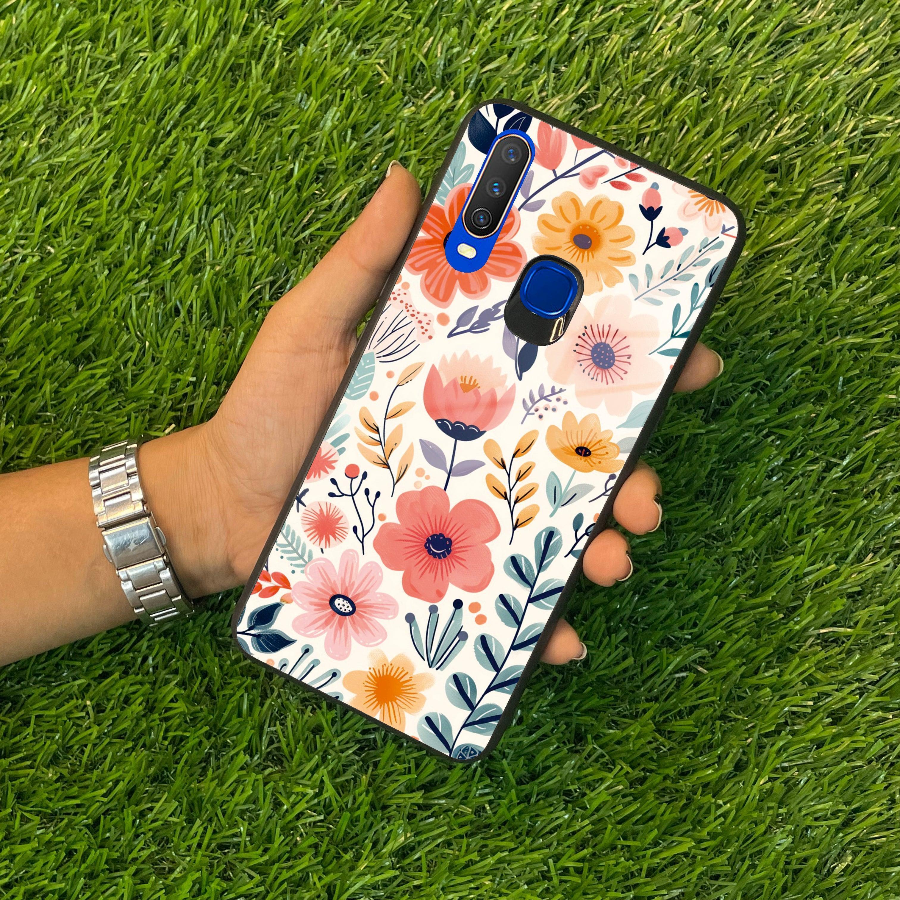 Garden of Delights Glass Case Cover For Vivo - ShopOnCliQ