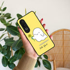 Ghost With Flower Glass Case Cover For OnePlus - ShopOnCliQ