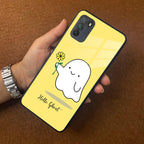 Ghost With Flower Glass Case Cover For Poco - ShopOnCliQ