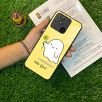 Ghost With Flower Glass Case Cover For Realme/Narzo - ShopOnCliQ