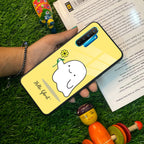 Ghost With Flower Glass Case Cover For Realme/Narzo - ShopOnCliQ