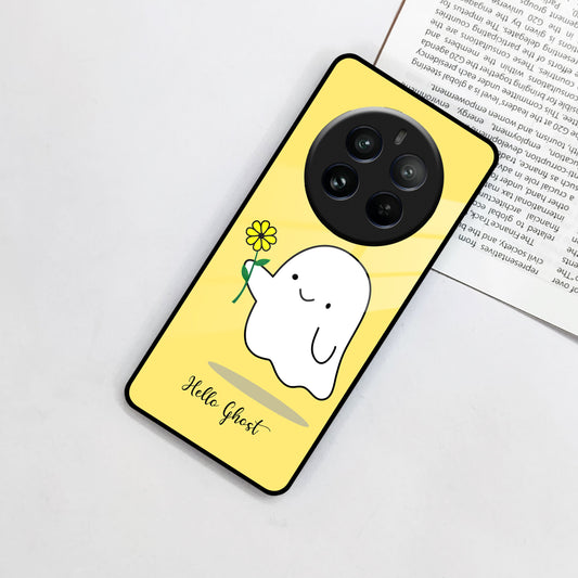 Ghost With Flower Glass Case Cover For Realme/Narzo ShopOnCliQ