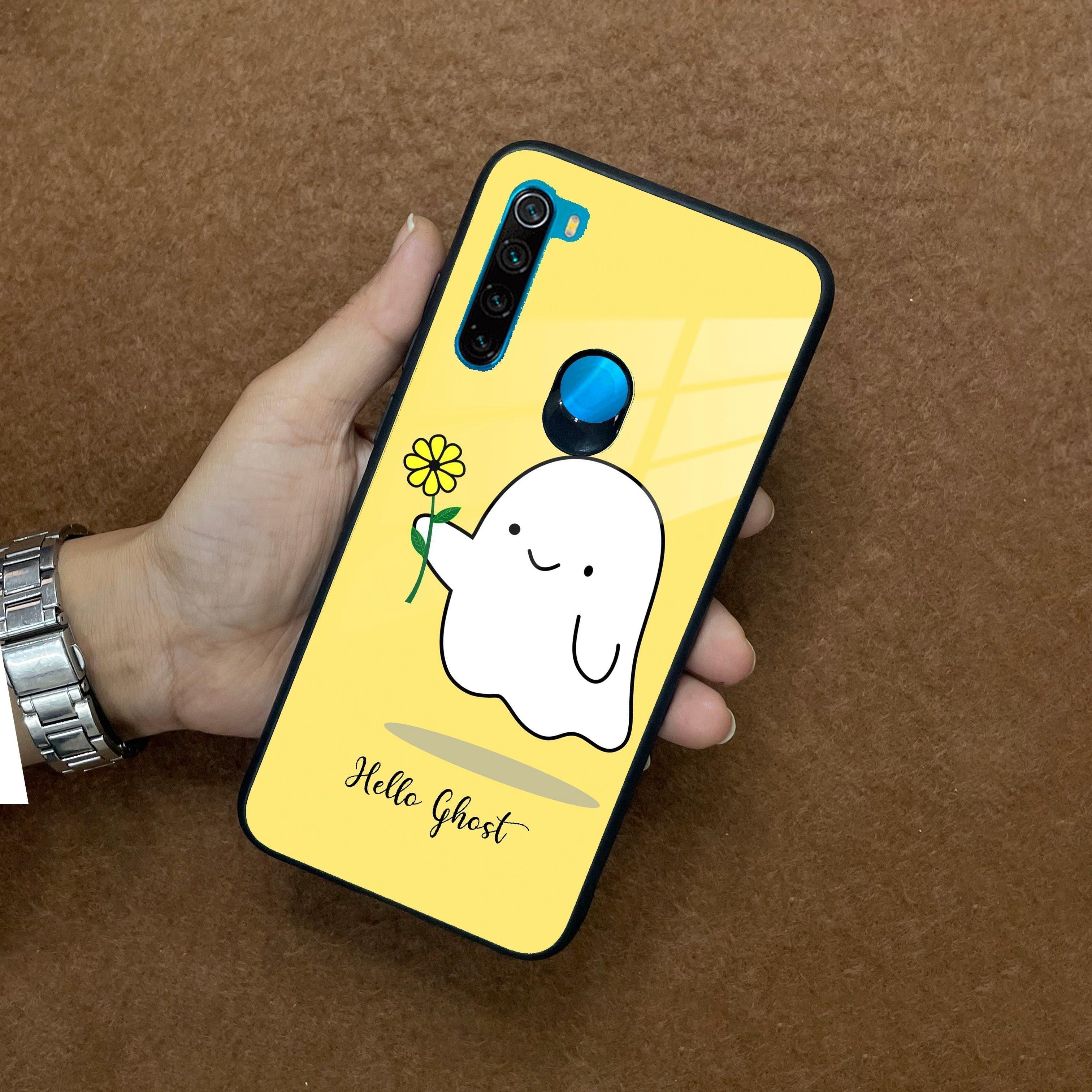 Ghost With Flower Glass Case Cover For Redmi/Xiaomi - ShopOnCliQ