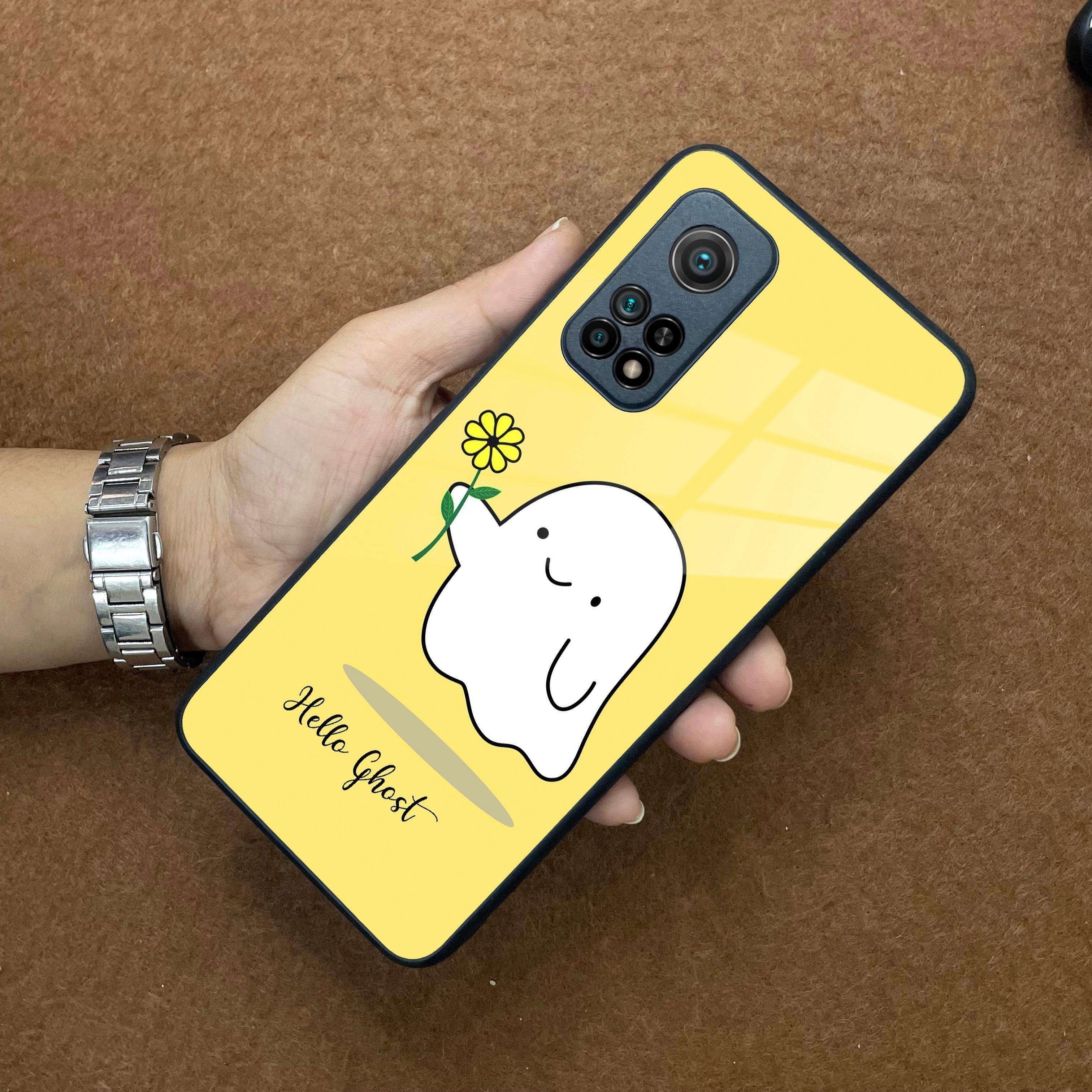 Ghost With Flower Glass Case Cover For Redmi/Xiaomi - ShopOnCliQ