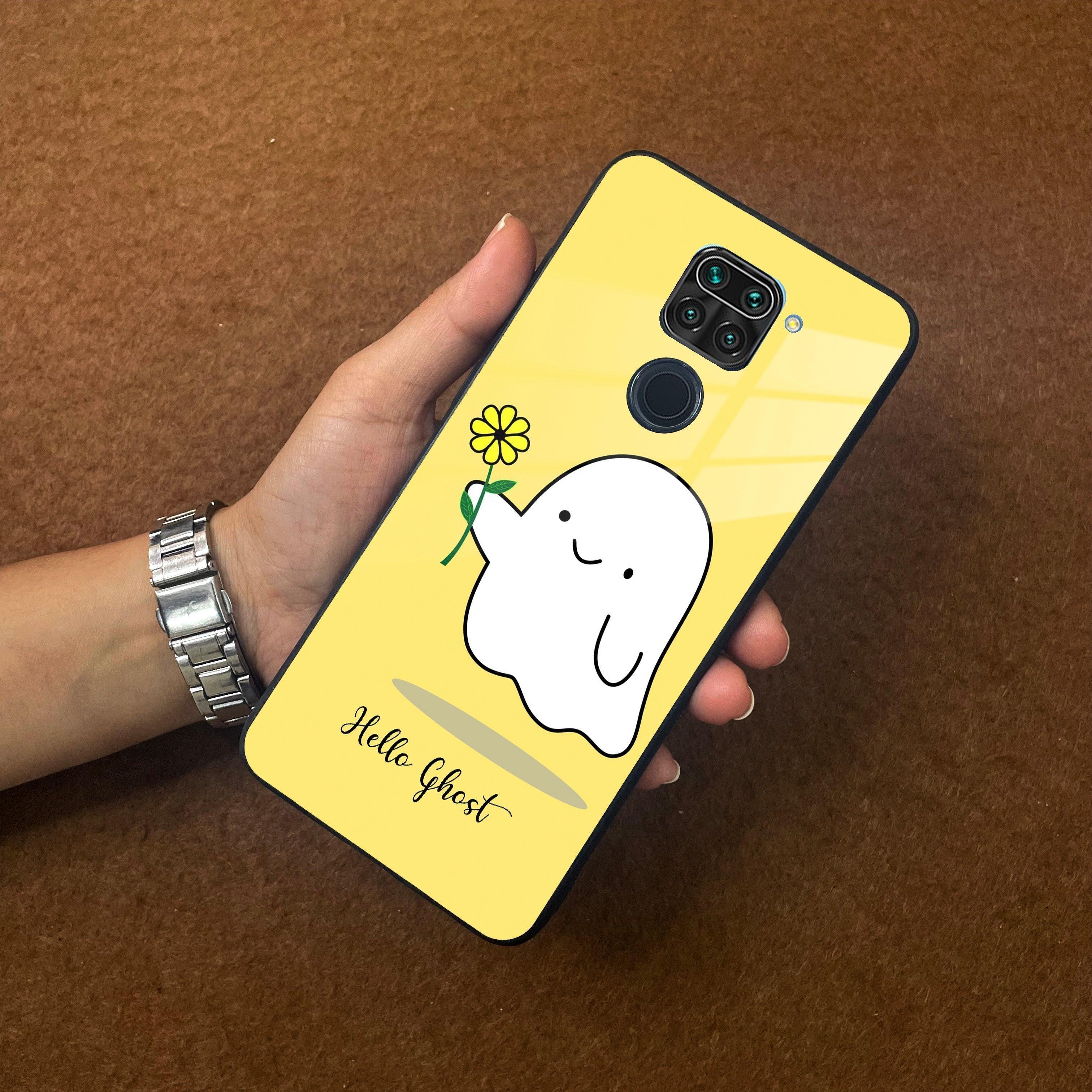 Ghost With Flower Glass Case Cover For Redmi/Xiaomi - ShopOnCliQ