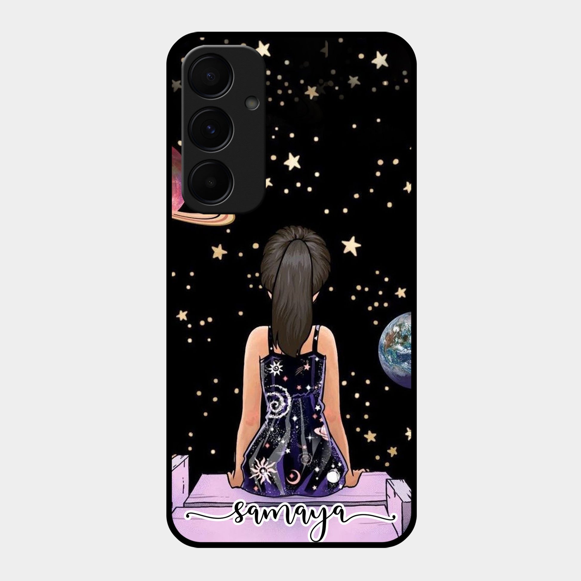 Girl In Universe Customised Glossy Metal Case Cover For Motorola ShopOnCliQ