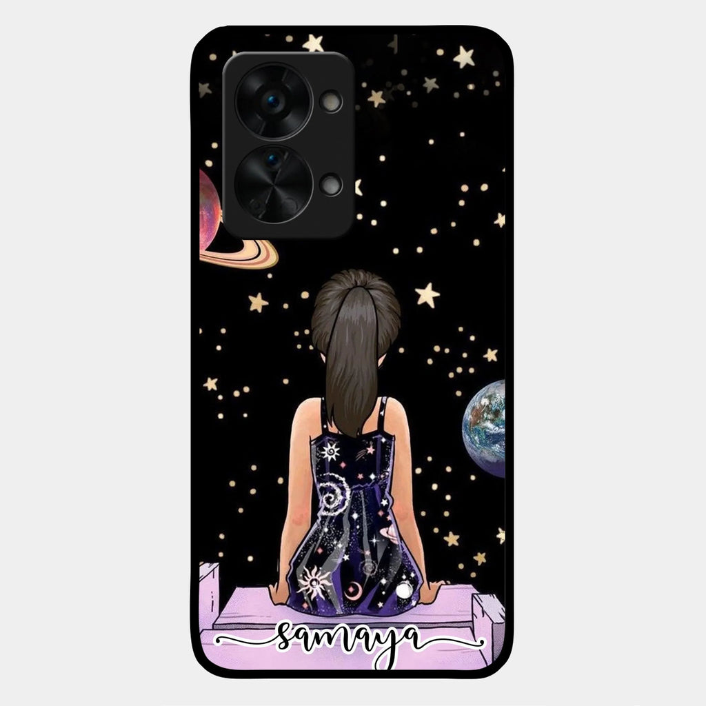 Girl In Universe Customised Glossy Metal Case Cover For OnePlus - ShopOnCliQ