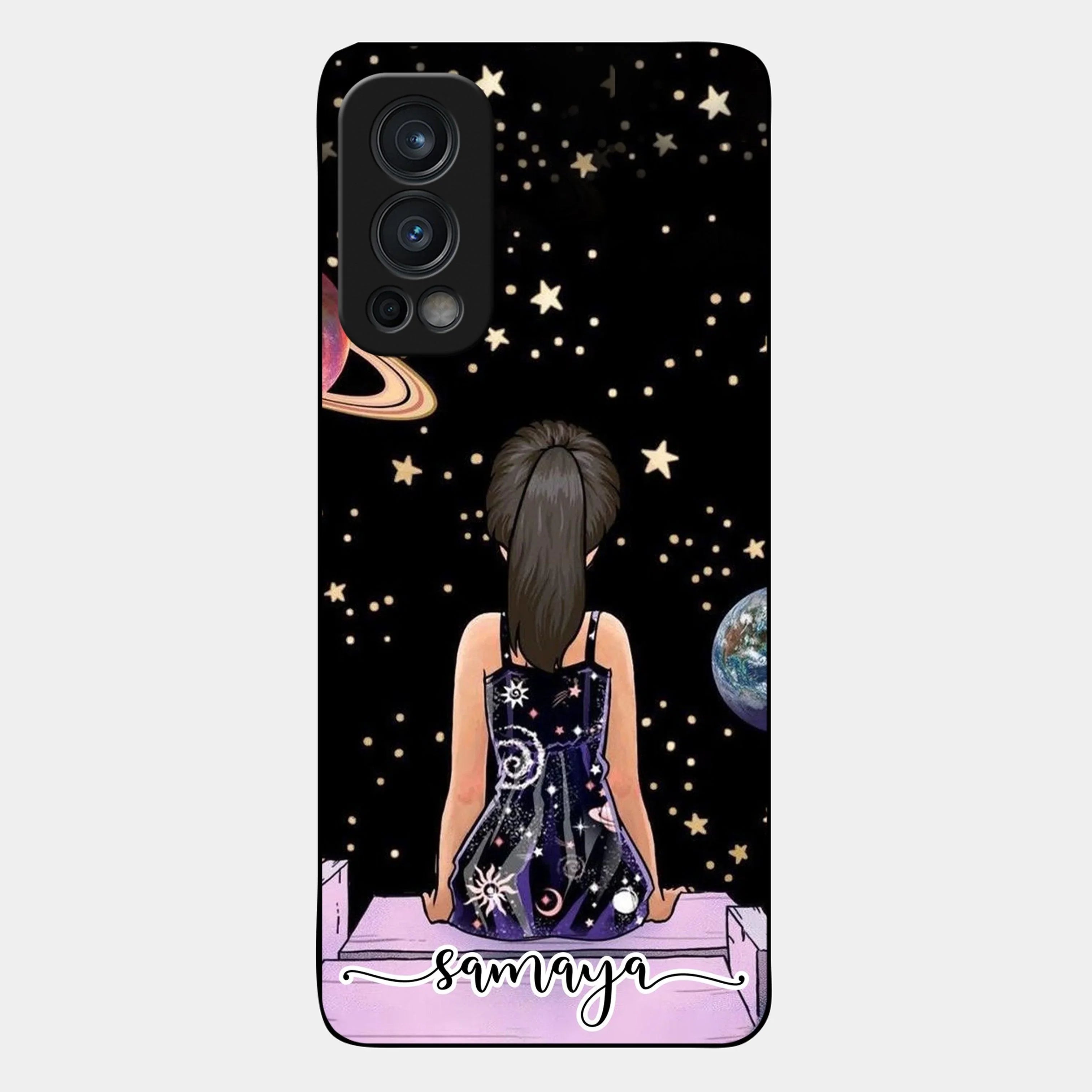 Girl In Universe Customised Glossy Metal Case Cover For OnePlus - ShopOnCliQ