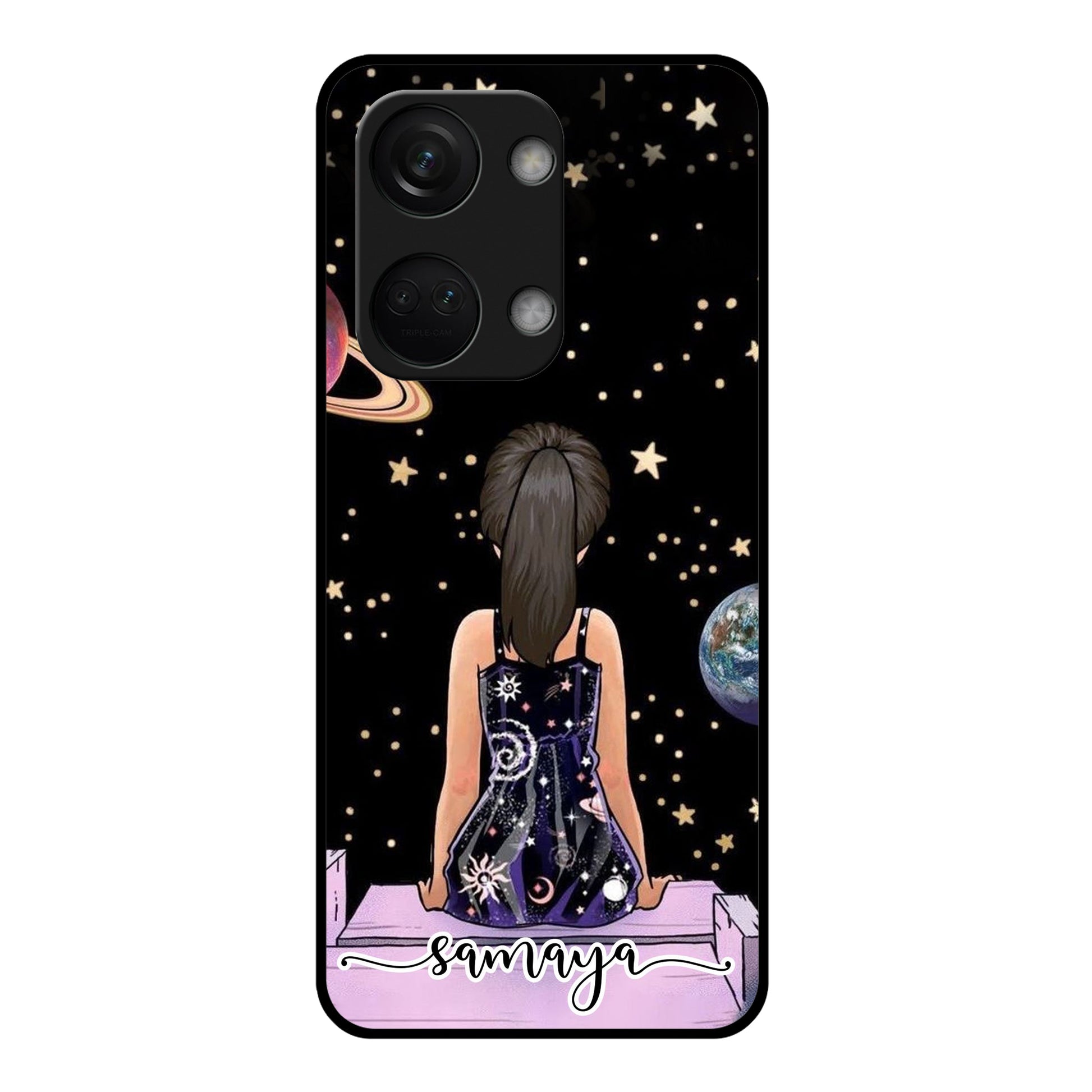 Girl In Universe Customised Glossy Metal Case Cover For OnePlus ShopOnCliQ