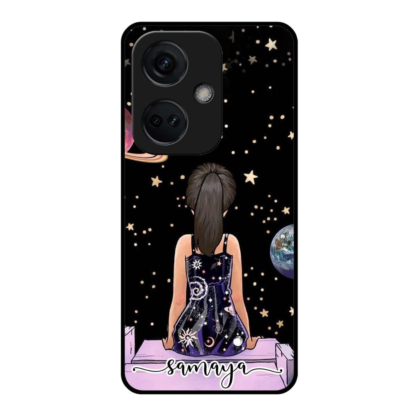 Girl In Universe Customised Glossy Metal Case Cover For OnePlus ShopOnCliQ