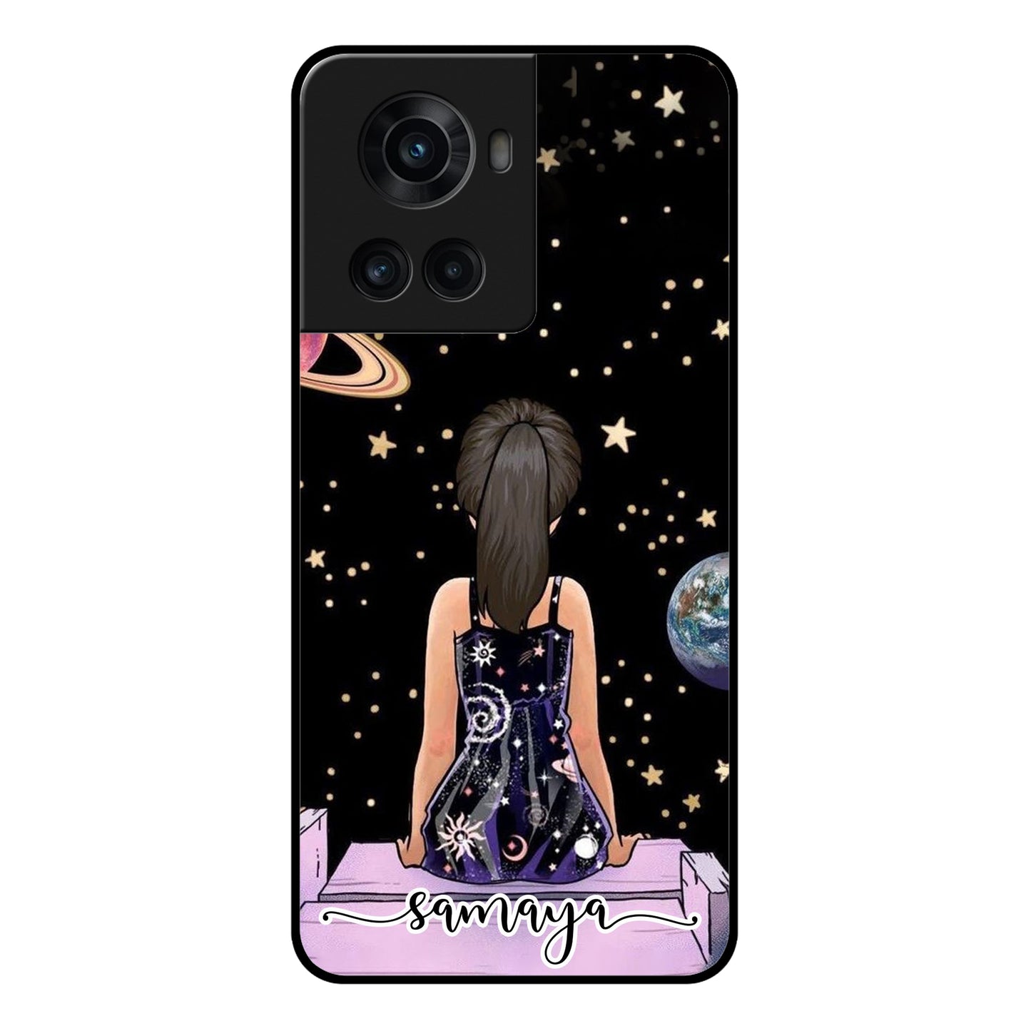 Girl In Universe Customised Glossy Metal Case Cover For OnePlus ShopOnCliQ