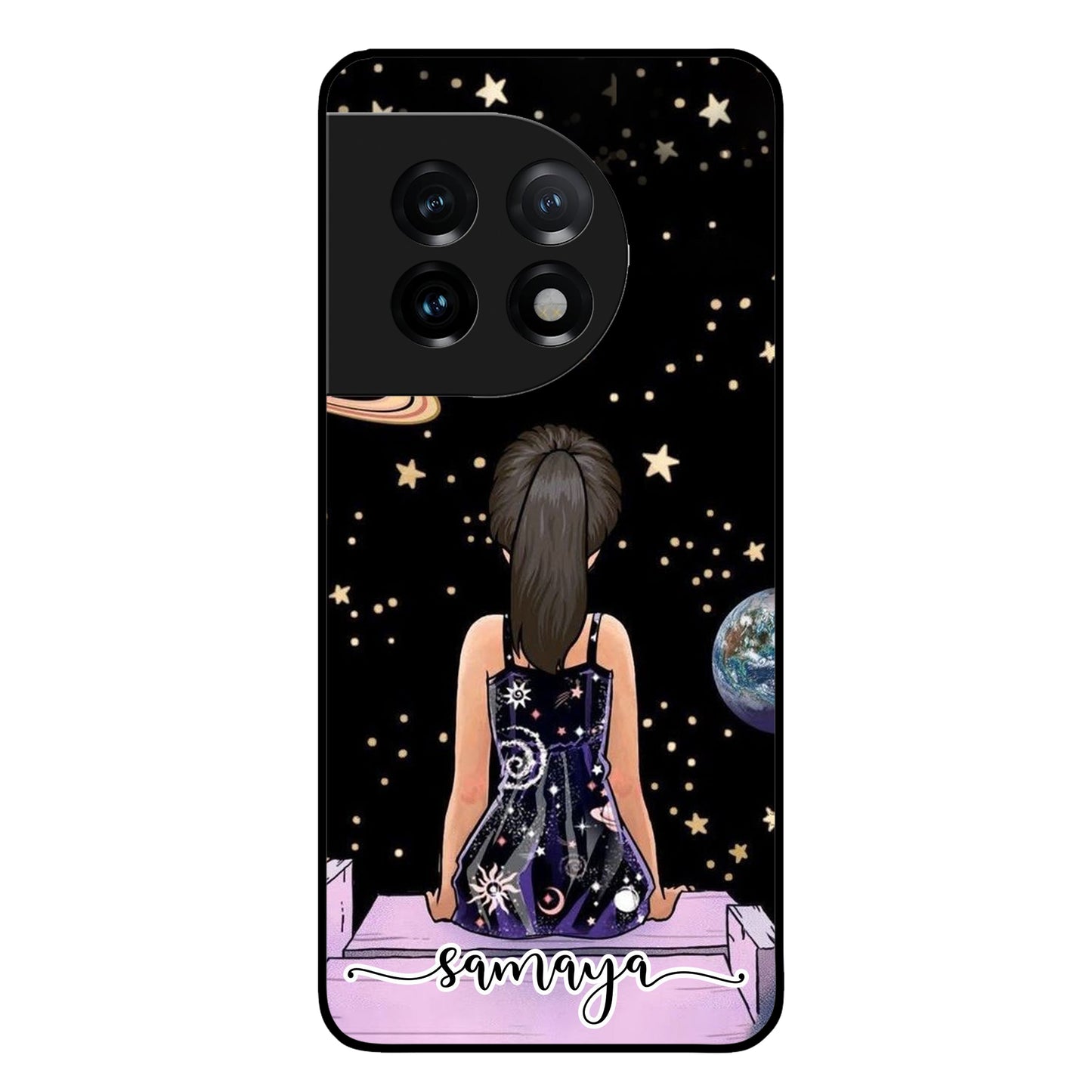 Girl In Universe Customised Glossy Metal Case Cover For OnePlus ShopOnCliQ