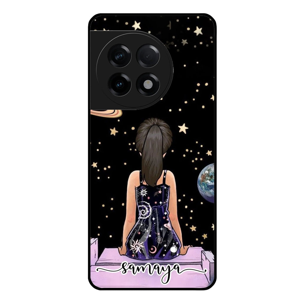 Girl In Universe Customised Glossy Metal Case Cover For OnePlus - ShopOnCliQ