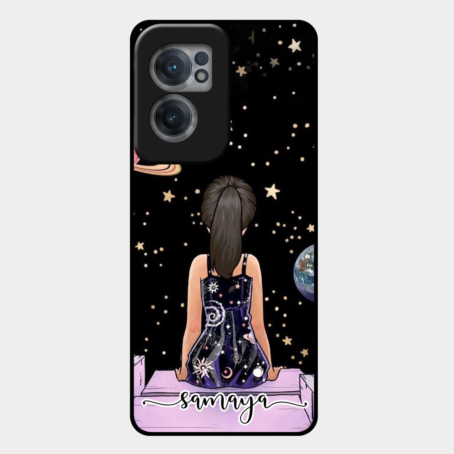 Girl In Universe Customised Glossy Metal Case Cover For OnePlus ShopOnCliQ