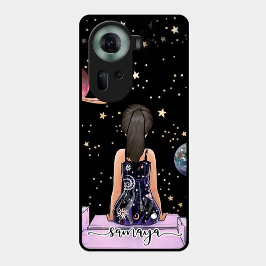 Girl In Universe Customised Glossy Metal Case Cover For Oppo ShopOnCliQ