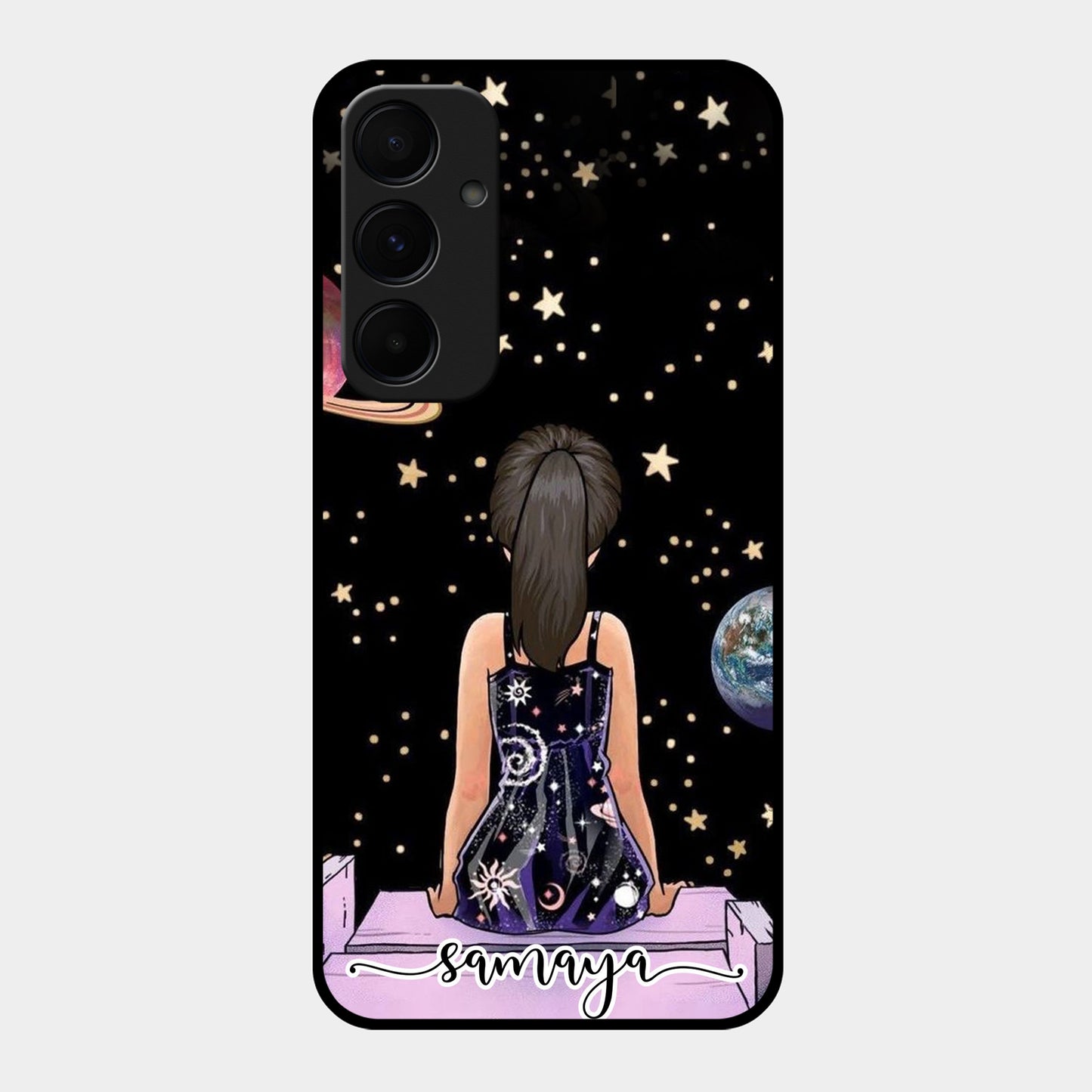 Girl In Universe Customised Glossy Metal Case Cover For Samsung ShopOnCliQ