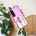 Girl With Bag Glass Case Cover For OnePlus - ShopOnCliQ