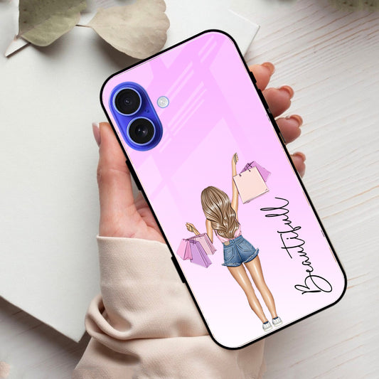 Girl With Bag Glass Case Cover For iPhone ShopOnCliQ