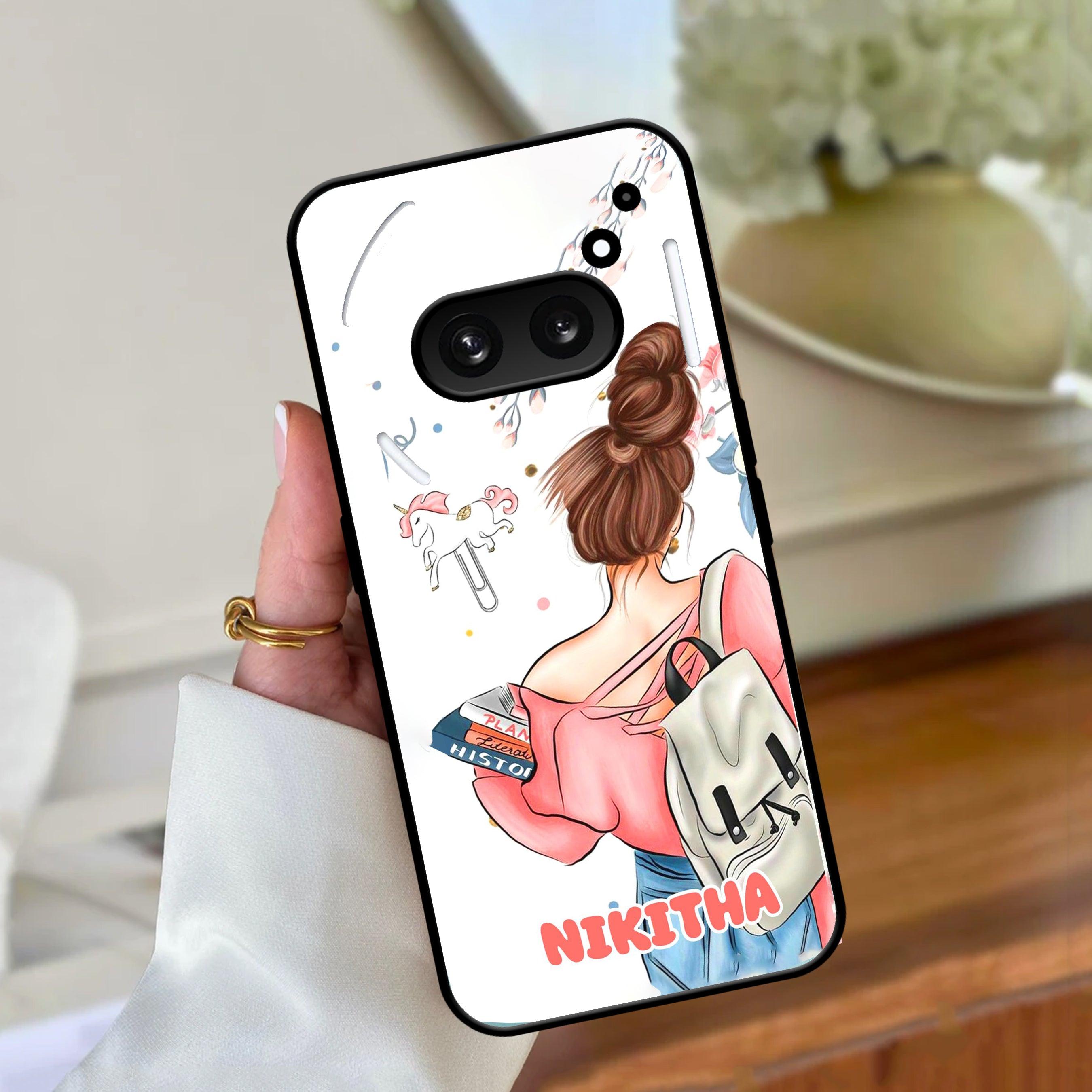 Girl With Book Glossy Metal Case Cover For Nothing - ShopOnCliQ