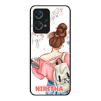 Girl With Book Glossy Metal Case Cover For OnePlus - ShopOnCliQ