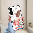 Girl With Book Glossy Metal Case Cover For Samsung - ShopOnCliQ