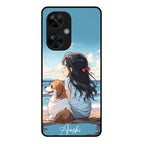 Girl With Dog Glossy Metal Case Cover For OnePlus - ShopOnCliQ