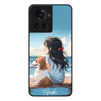 Girl With Dog Glossy Metal Case Cover For OnePlus - ShopOnCliQ