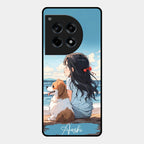 Girl With Dog Glossy Metal Case Cover For OnePlus - ShopOnCliQ