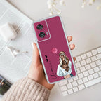 Girl With Flower Customize Anti Yellow Case For Motorola Edge 60 Fusion 5G