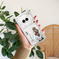 Girl With Flower Customize Transparent Silicon Case For Nothing - ShopOnCliQ