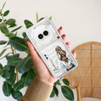 Girl With Flower Customize Transparent Silicon Case For Nothing - ShopOnCliQ