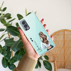 Girl With Flower Customize Transparent Silicon Case For OnePlus 13R 5G