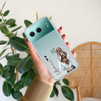 Girl With Flower Customize Transparent Silicon Case For OnePlus Nord 4 5G