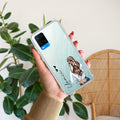 Girl With Flower Customize Transparent Silicon Case For Oppo A78 5G