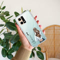 Girl With Flower Customize Transparent Silicon Case For Oppo F21 Pro (5G)