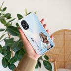 Girl With Flower Customize Transparent Silicon Case For Oppo K13x 5G