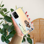 Girl With Flower Customize Transparent Silicon Case For Oppo F21 Pro (4G)