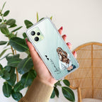 Girl With Flower Customize Transparent Silicon Case For Realme/Narzo - ShopOnCliQ
