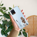 Girl With Flower Customize Anti Yelllow Case For Realme 8 4G / Realme 8 Pro