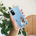 Girl With Flower Customize Transparent Silicon Case For Redmi Note 12 4G